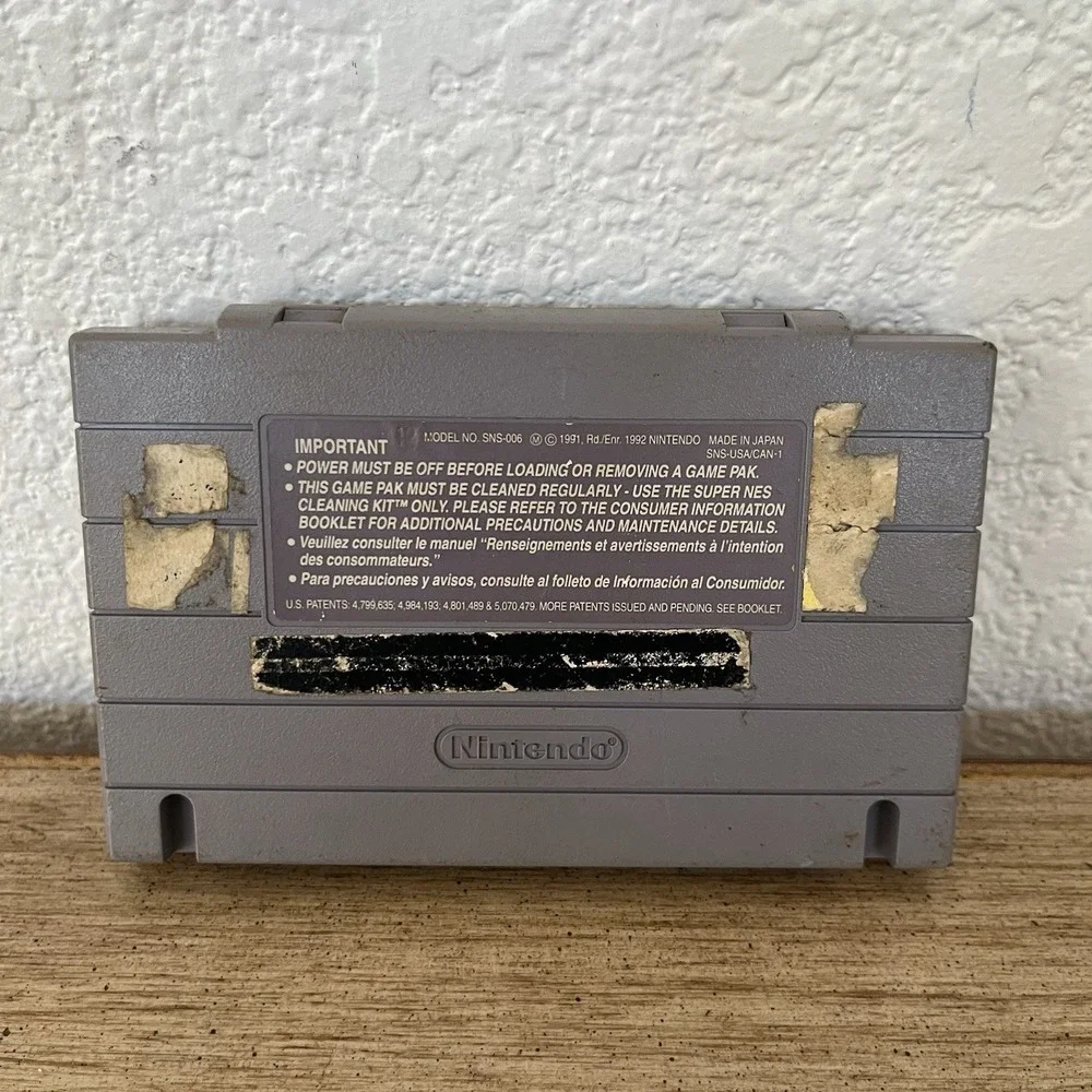 The Incredible Hulk Super Nintendo SNES Cartridge Only Working Tested!